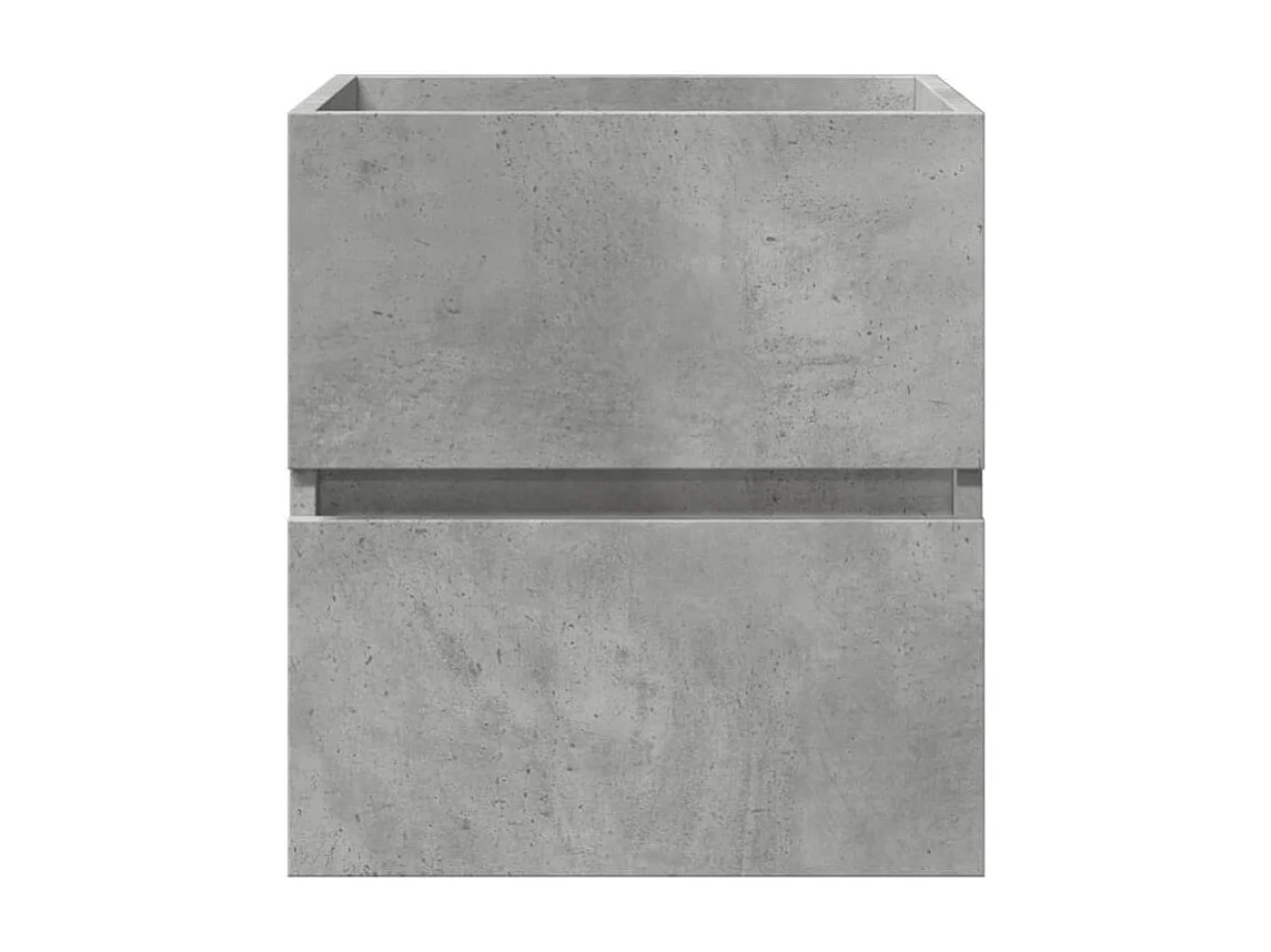Armoire d'évier Gris béton 41x38,5x45 Bois d’ingénierie