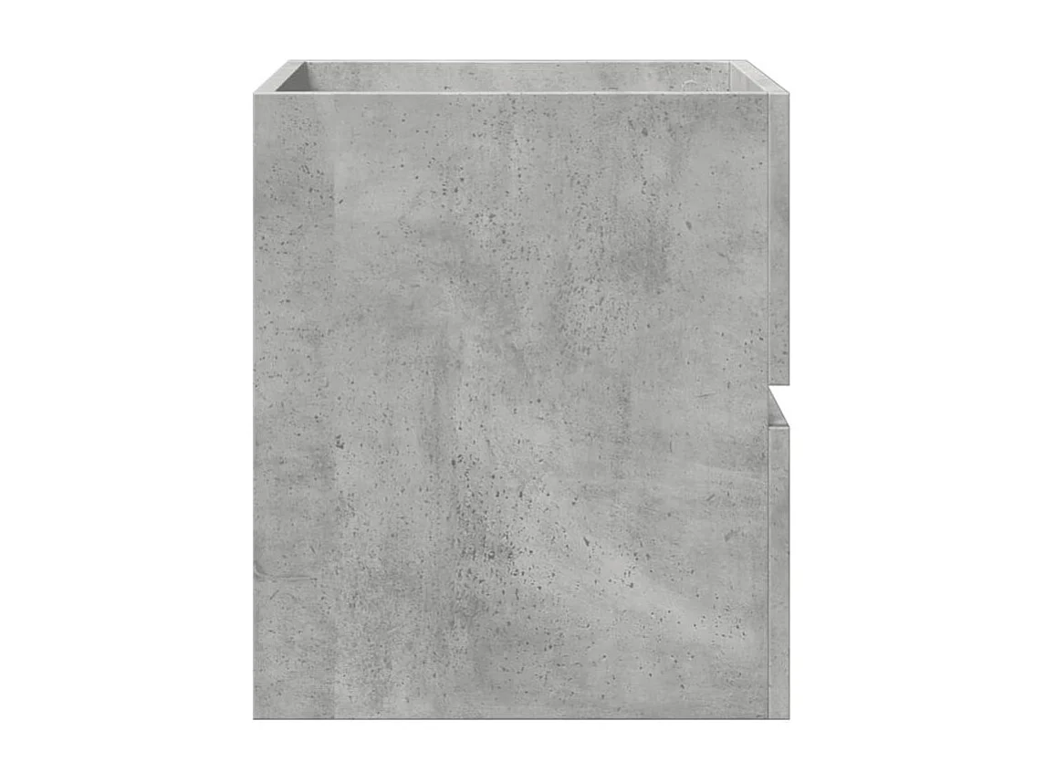 Armoire d'évier Gris béton 41x38,5x45 Bois d’ingénierie