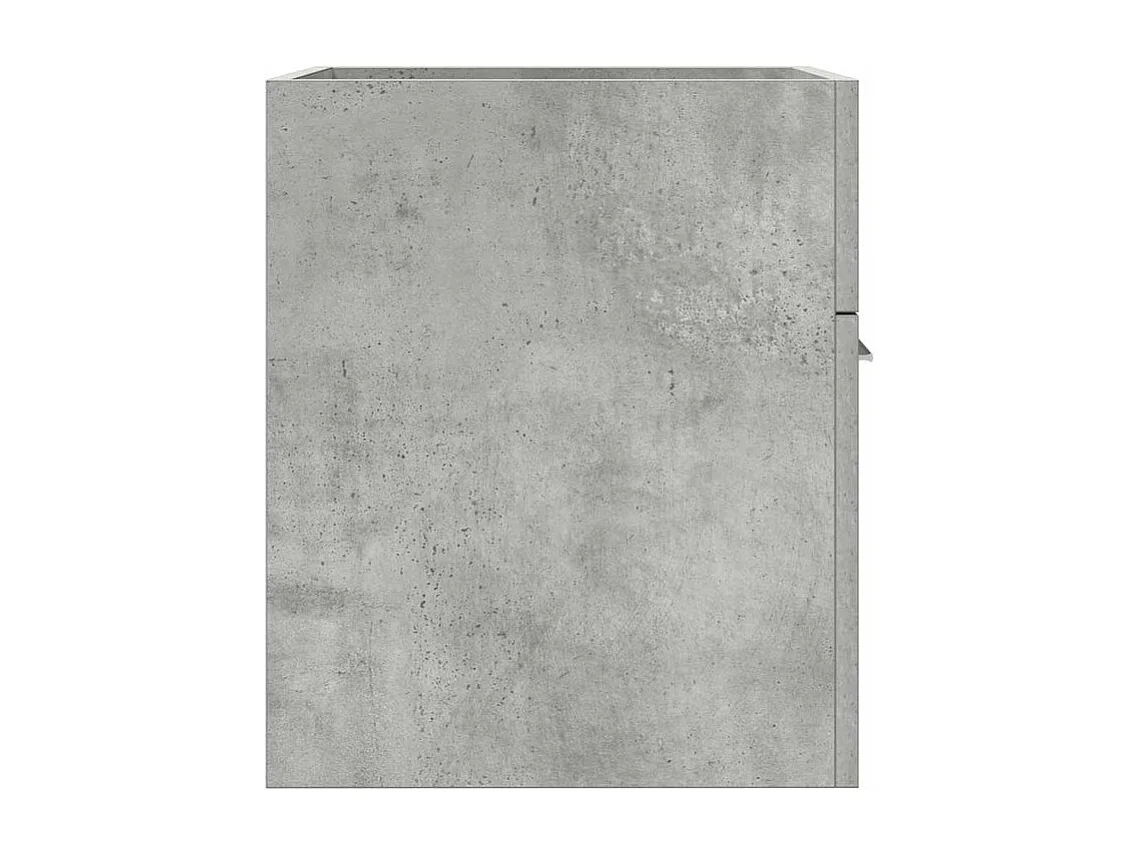 Armoire de lavabo de salle de bain gris béton 41x38,5x46