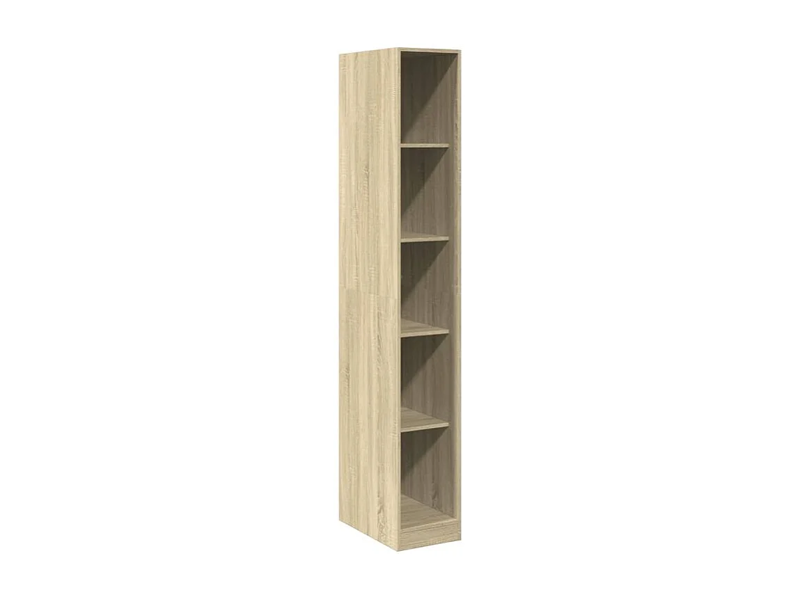 Armoire dressing 4 étagère 30cm - Collection Taken-Chêne clair