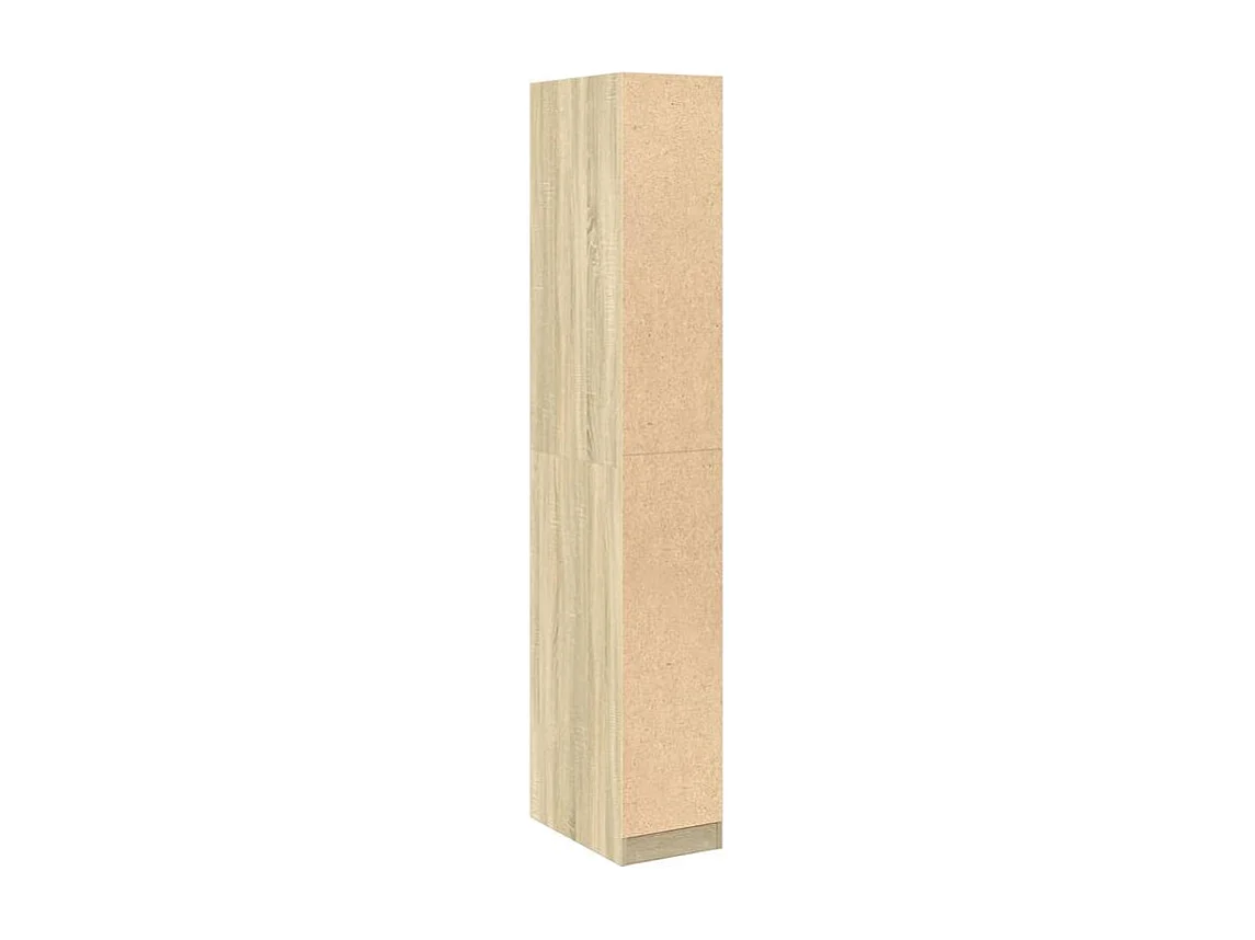 Armoire dressing 4 étagère 30cm - Collection Taken-Chêne clair