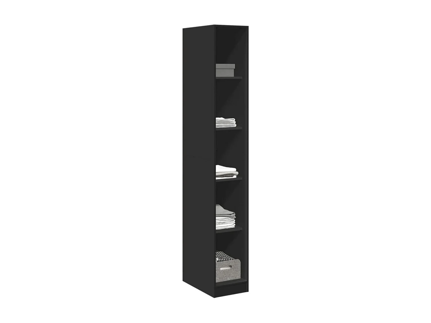 Armoire dressing 4 étagère 30cm - Collection Taken-Chêne clair