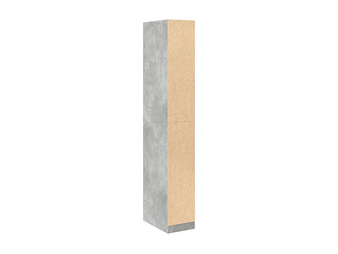 Armoire dressing 4 étagère 30cm - Collection Taken-Gris béton