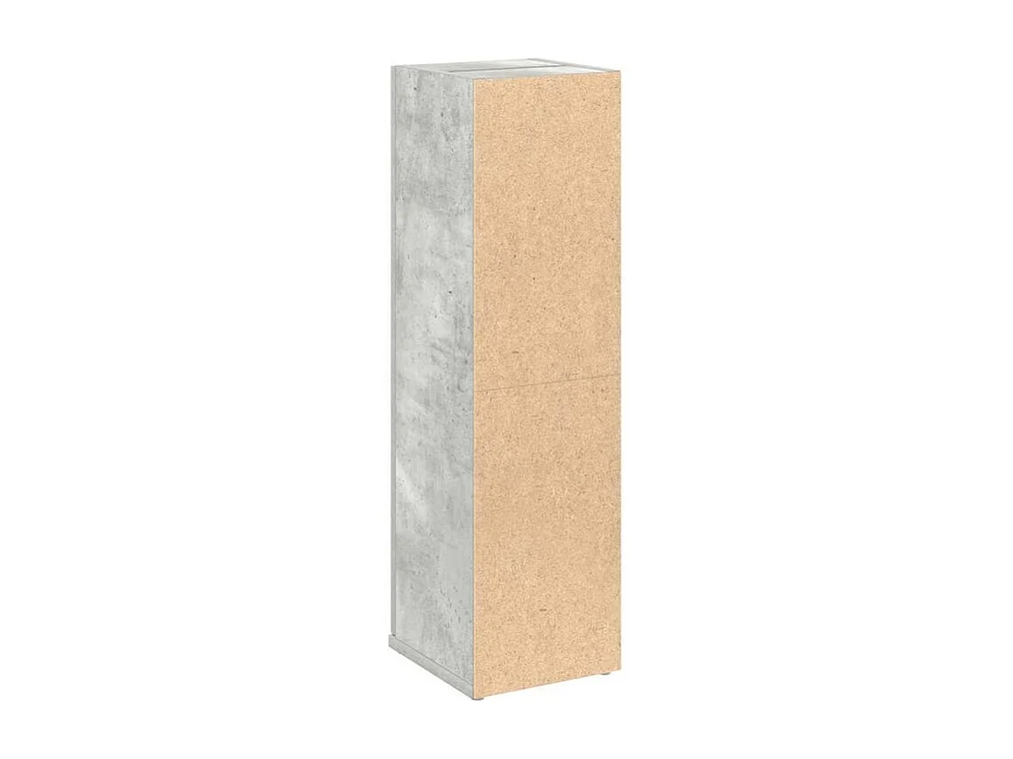 Meuble de salle de bain avec porte-rouleau gris béton