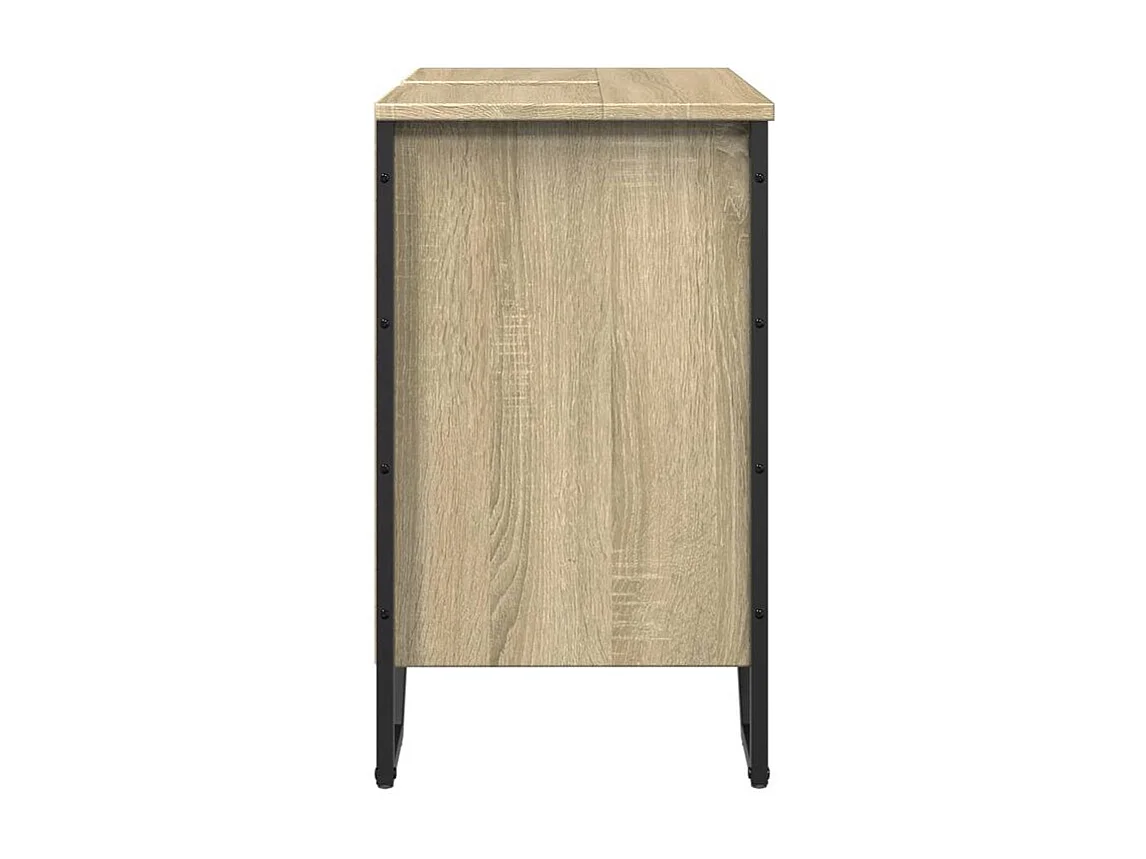 Armoire lavabo de salle de bain chêne sonoma 60x35x60