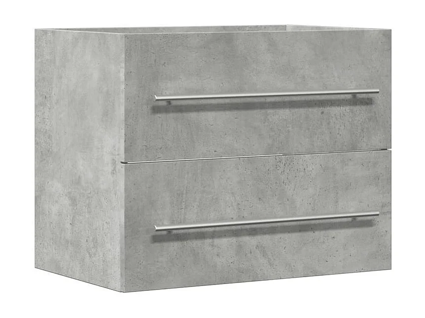 Armoire d'évier Gris béton 60x38,5x48