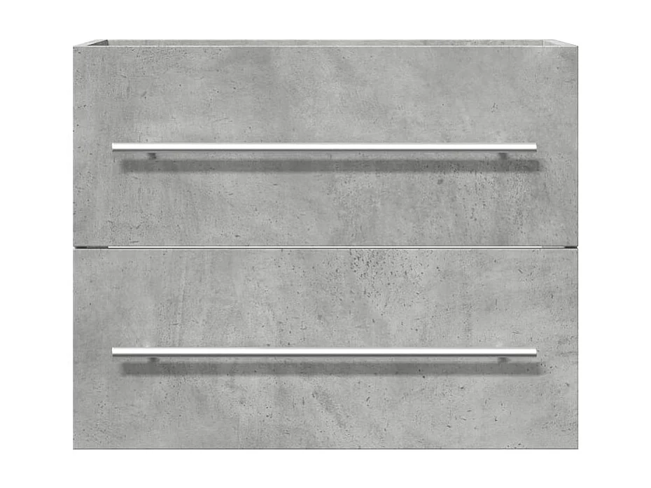 Armoire d'évier Gris béton 60x38,5x48