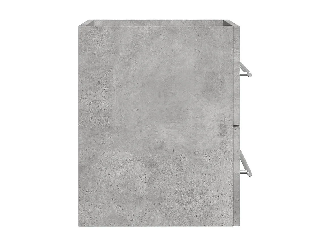 Armoire d'évier Gris béton 60x38,5x48