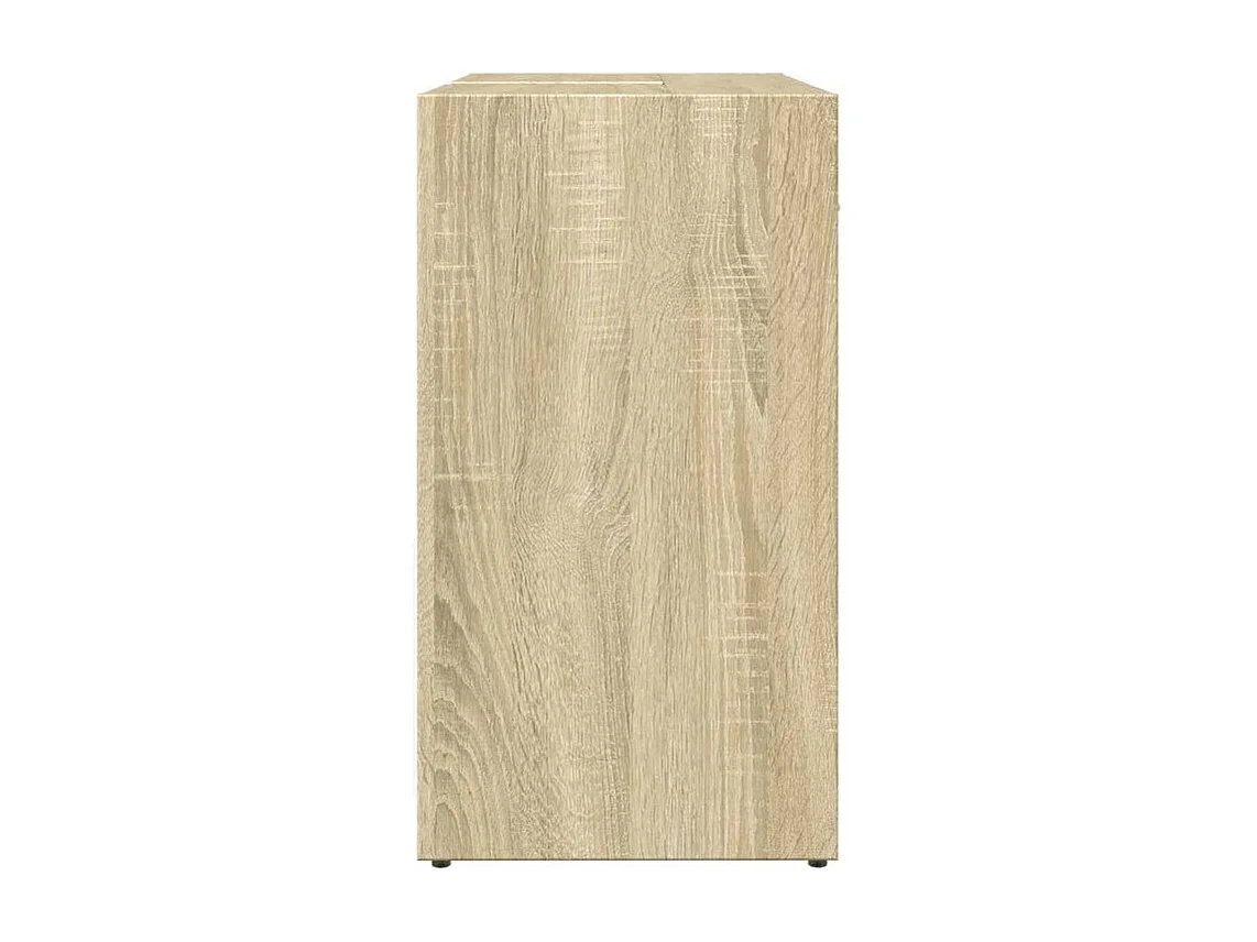 Armoire lavabo de salle de bain chêne sonoma 60x33x60