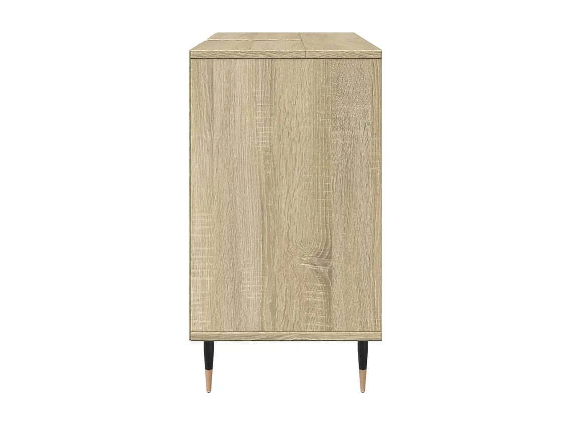 Armoire salle de bain chêne sonoma 80x33x60 bois d'ingénierie