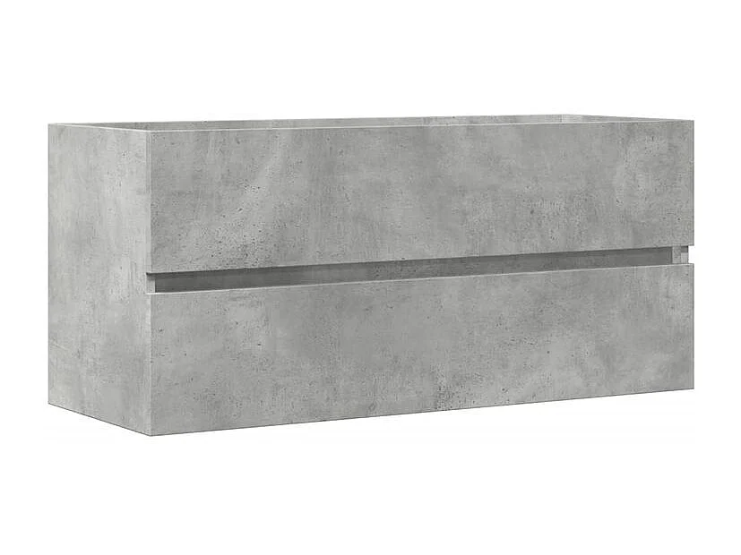 Armoire d'évier Gris béton 100x38,5x45