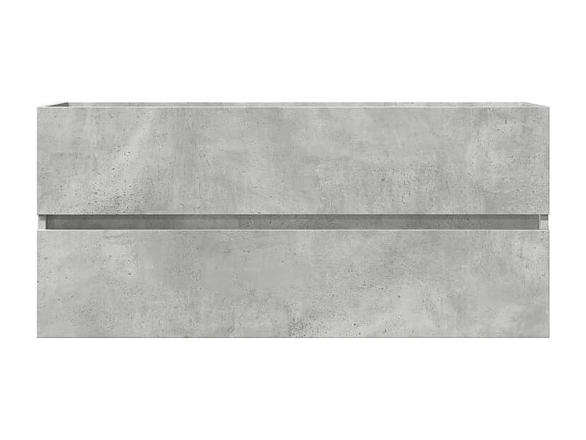 Armoire d'évier Gris béton 100x38,5x45