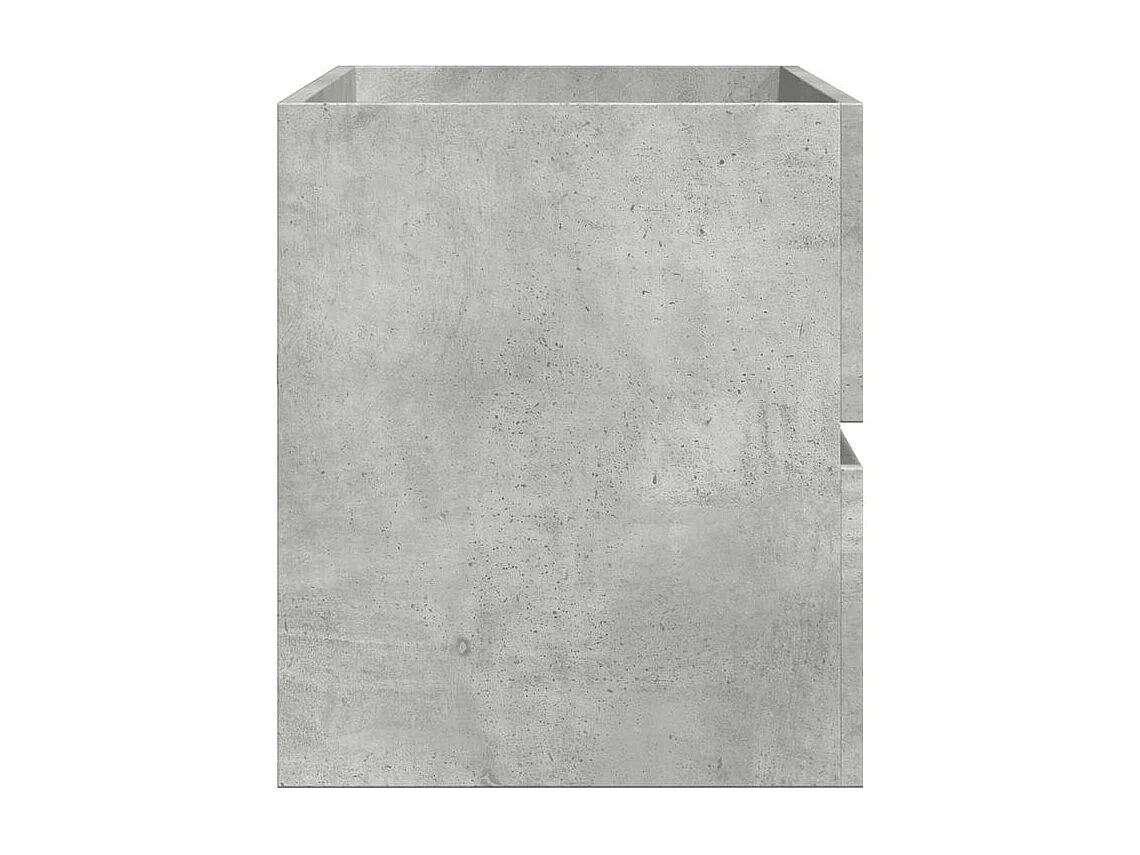 Armoire d'évier Gris béton 100x38,5x45