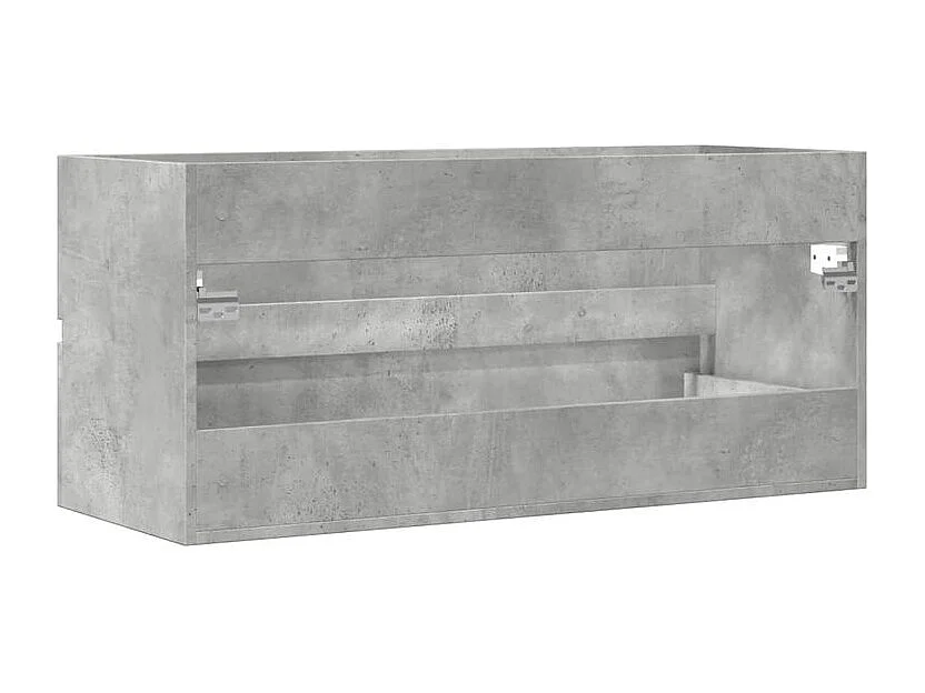 Armoire d'évier Gris béton 100x38,5x45