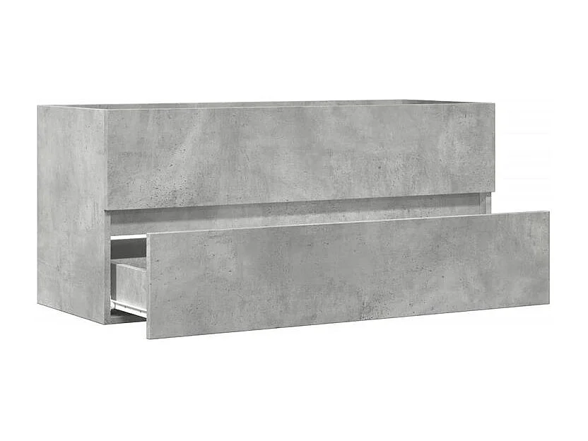 Armoire d'évier Gris béton 100x38,5x45