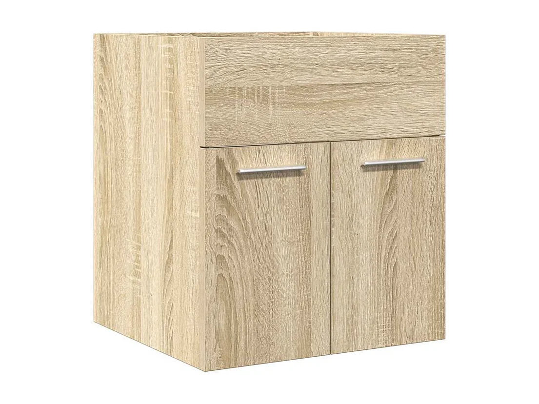 Armoire lavabo de salle de bain chêne sonoma 41x38,5x46