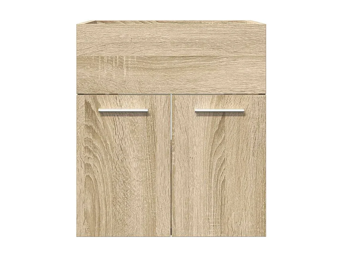 Armoire lavabo de salle de bain chêne sonoma 41x38,5x46