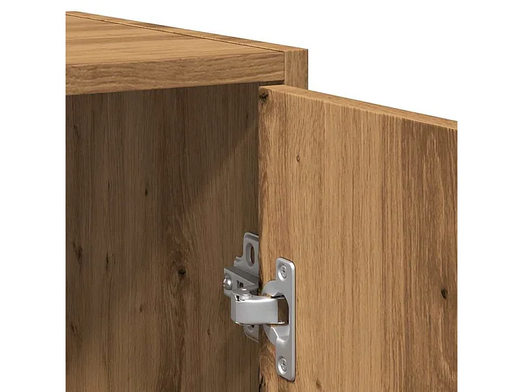 Armoire lavabo de salle de bain chêne artisanal 60x33x60