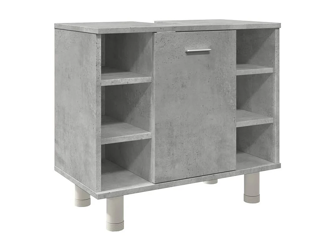 Armoire de salle de bain Gris béton 60x32x53,5