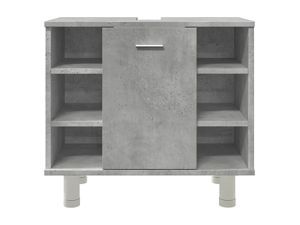 Armoire de salle de bain Gris béton 60x32x53,5