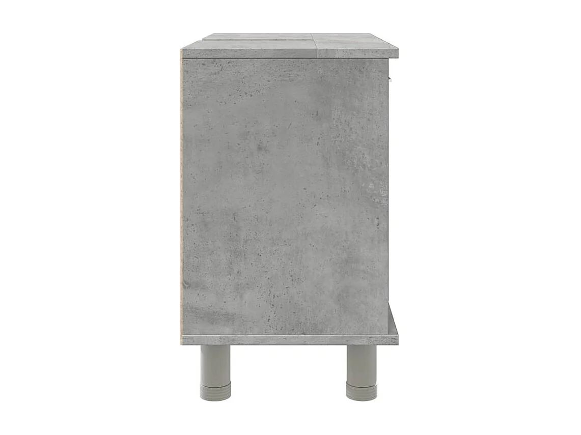 Armoire de salle de bain Gris béton 60x32x53,5