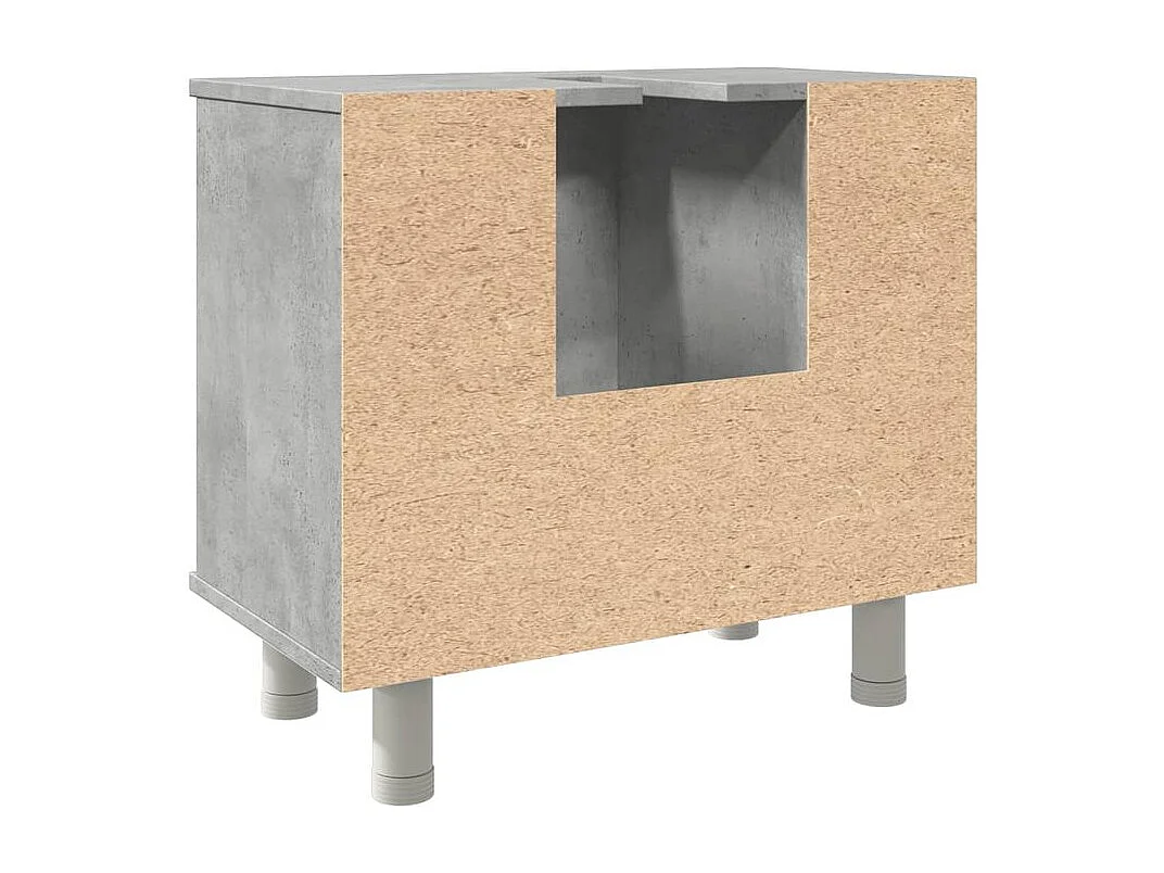 Armoire de salle de bain Gris béton 60x32x53,5