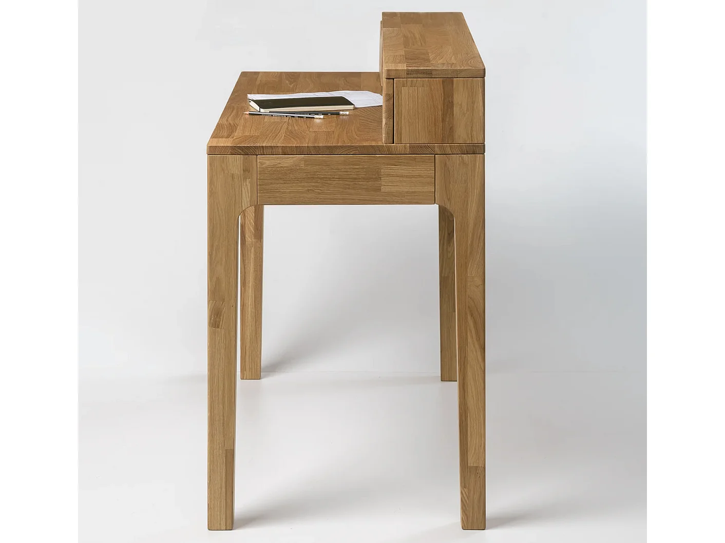 Bureau secrétaire en chêne massif Vetty 105cm