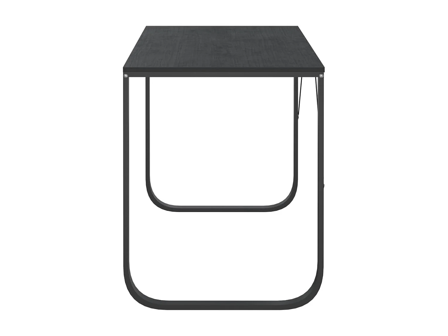 Bureau d'ordinateur Noir 110x60x73 2