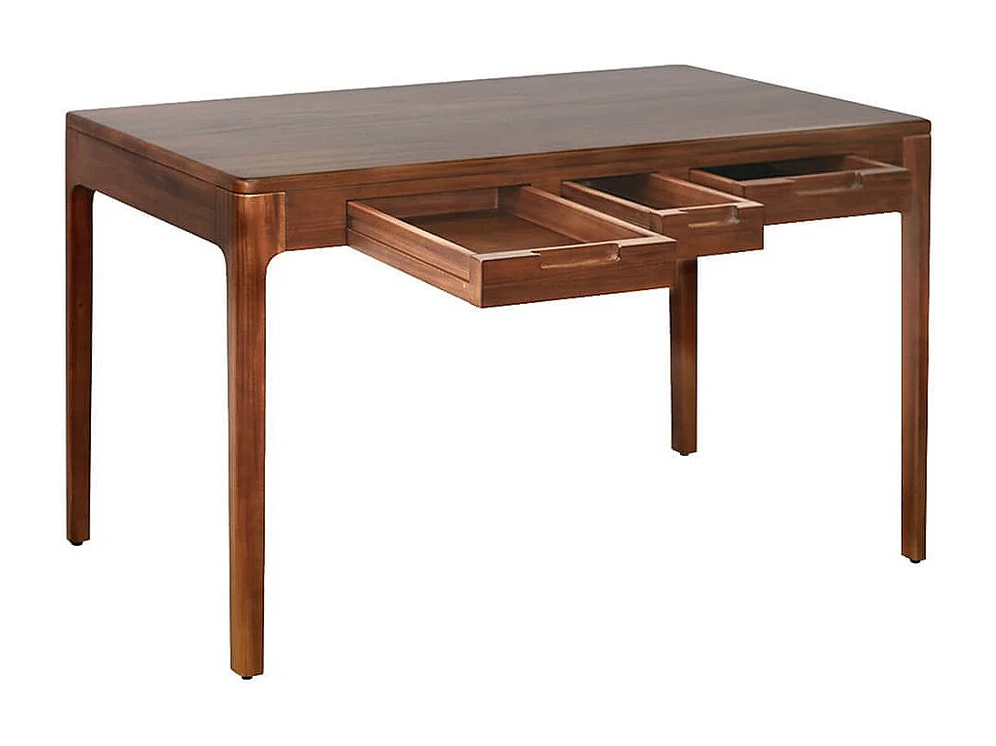 Bureau VALENCIA – Bois massif d’acajou – 120cm