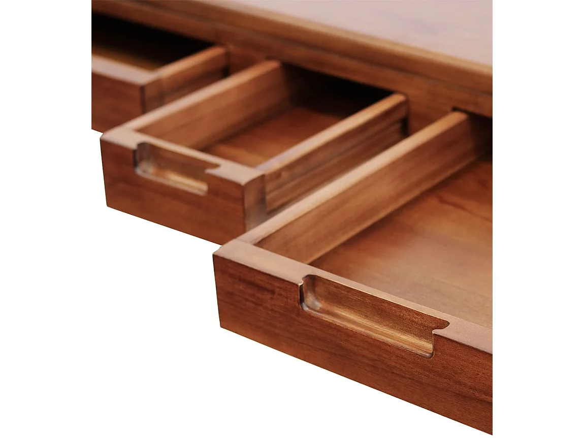 Bureau VALENCIA – Bois massif d’acajou – 120cm