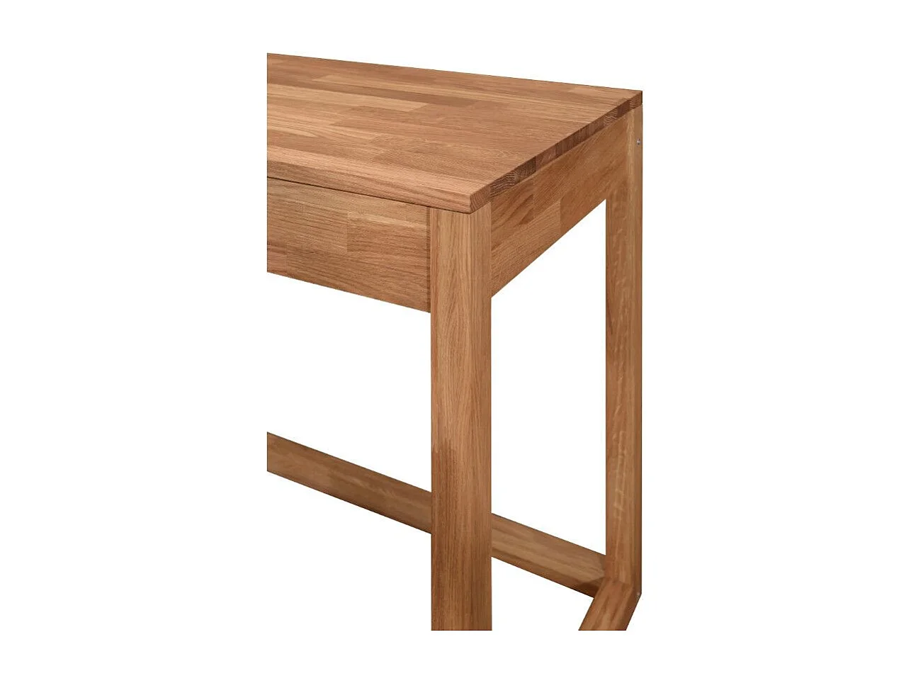 Bureau en bois de chêne massif Danark 110cm