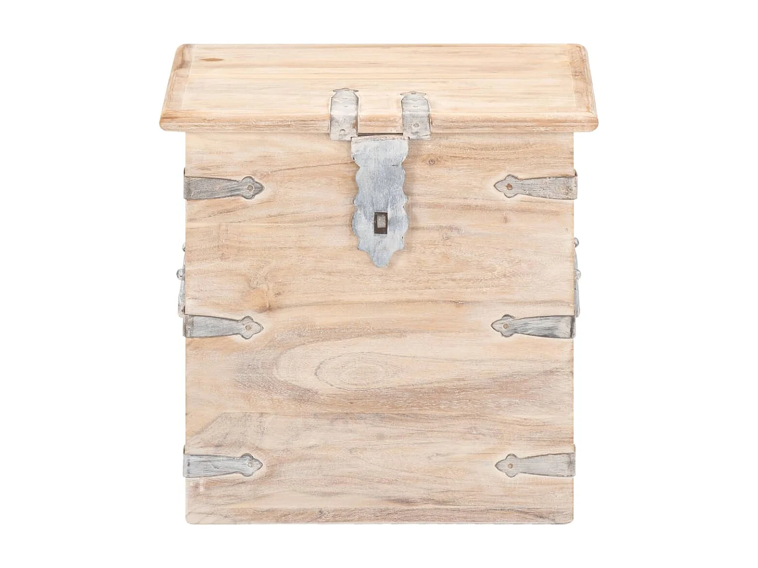 Coffre 40x40x40 Bois d'acacia solide 4