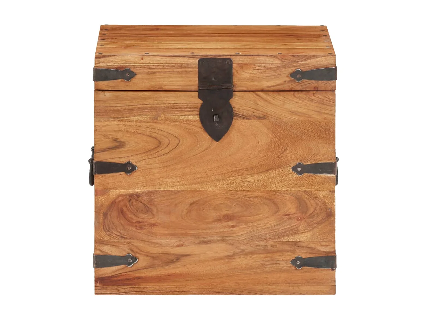 Coffre 40x40x40 Bois d'acacia solide