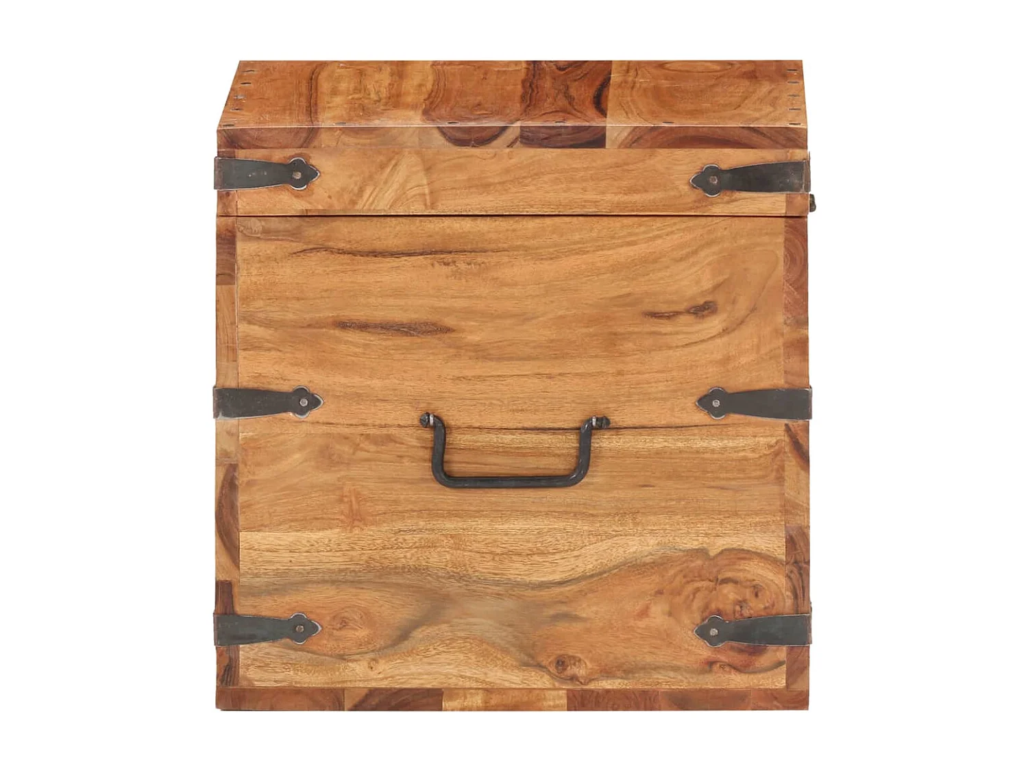 Coffre 40x40x40 Bois d'acacia solide