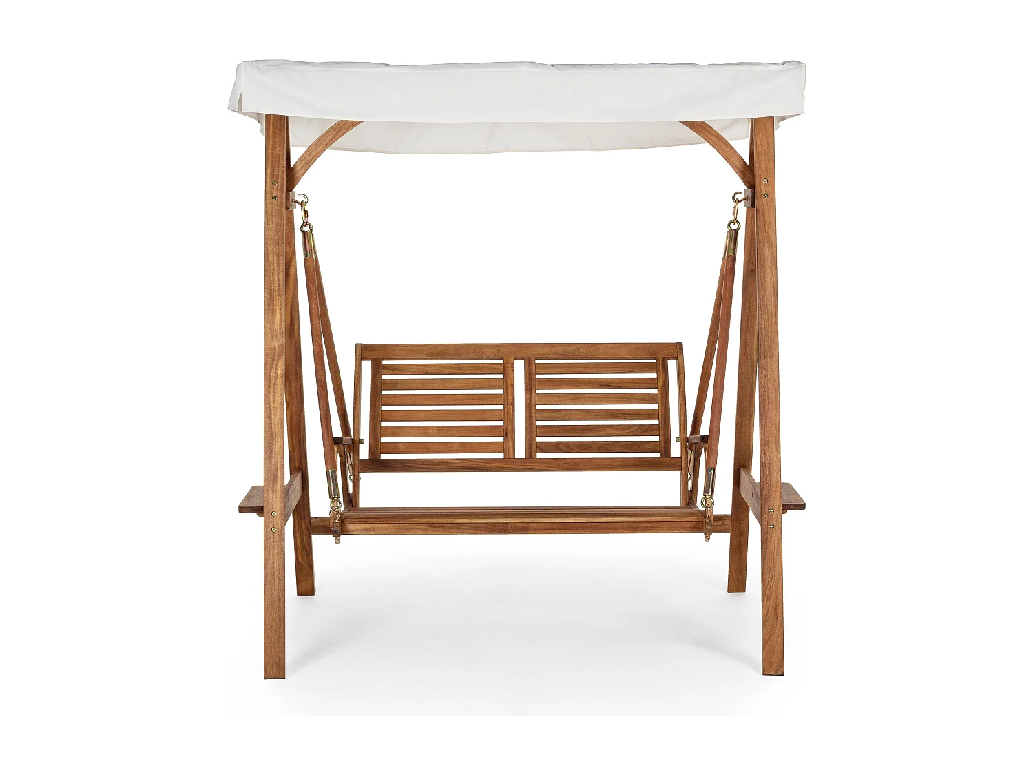 Balancelle 2 places NOEMI – Bois d’acacia huilé & coussins hydrofuges