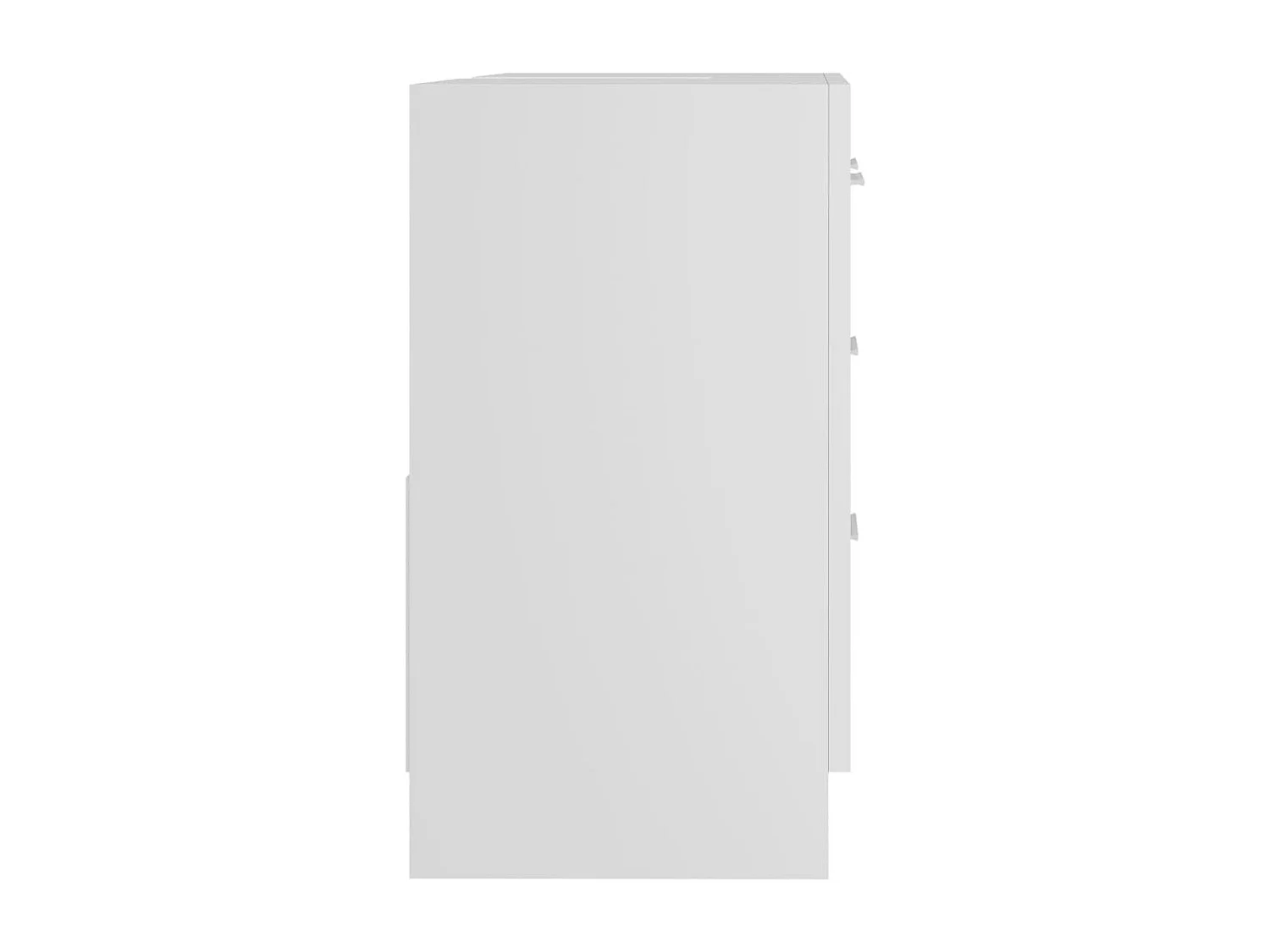 Armoire d'évier Blanc 63x30x54