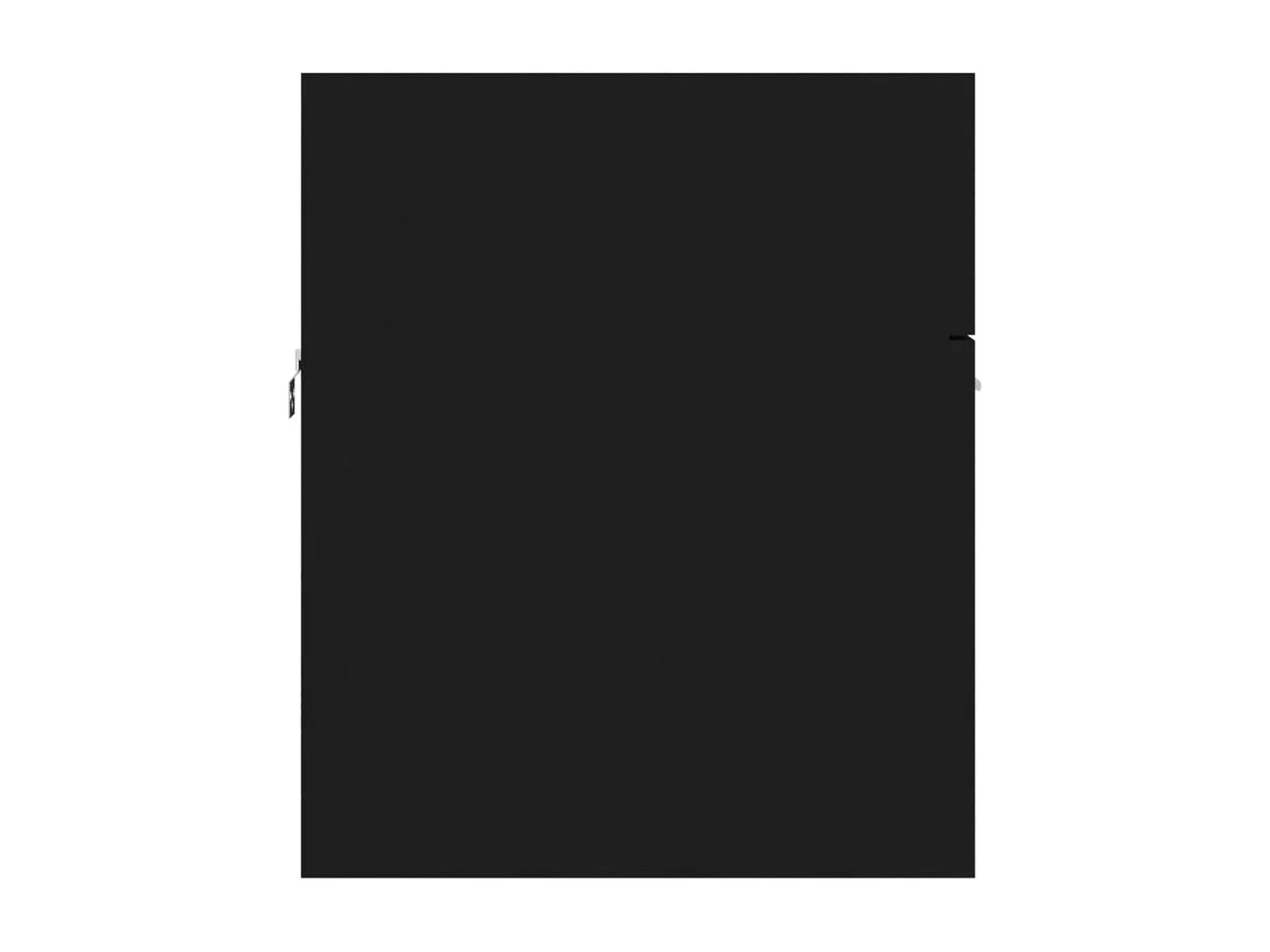 Armoire d'évier Noir 80x38,5x46