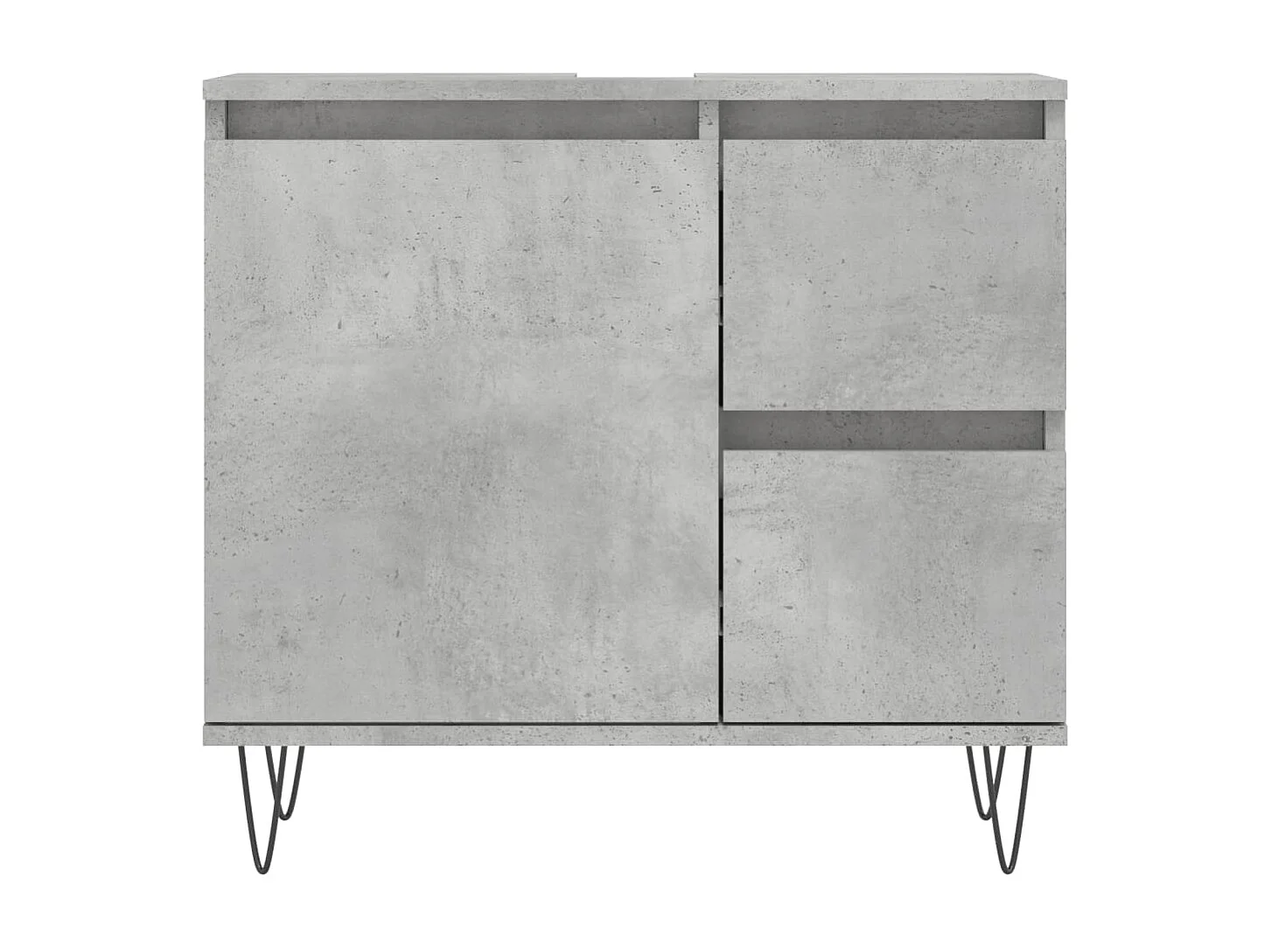 Armoire de salle de bain gris béton 65x33x60