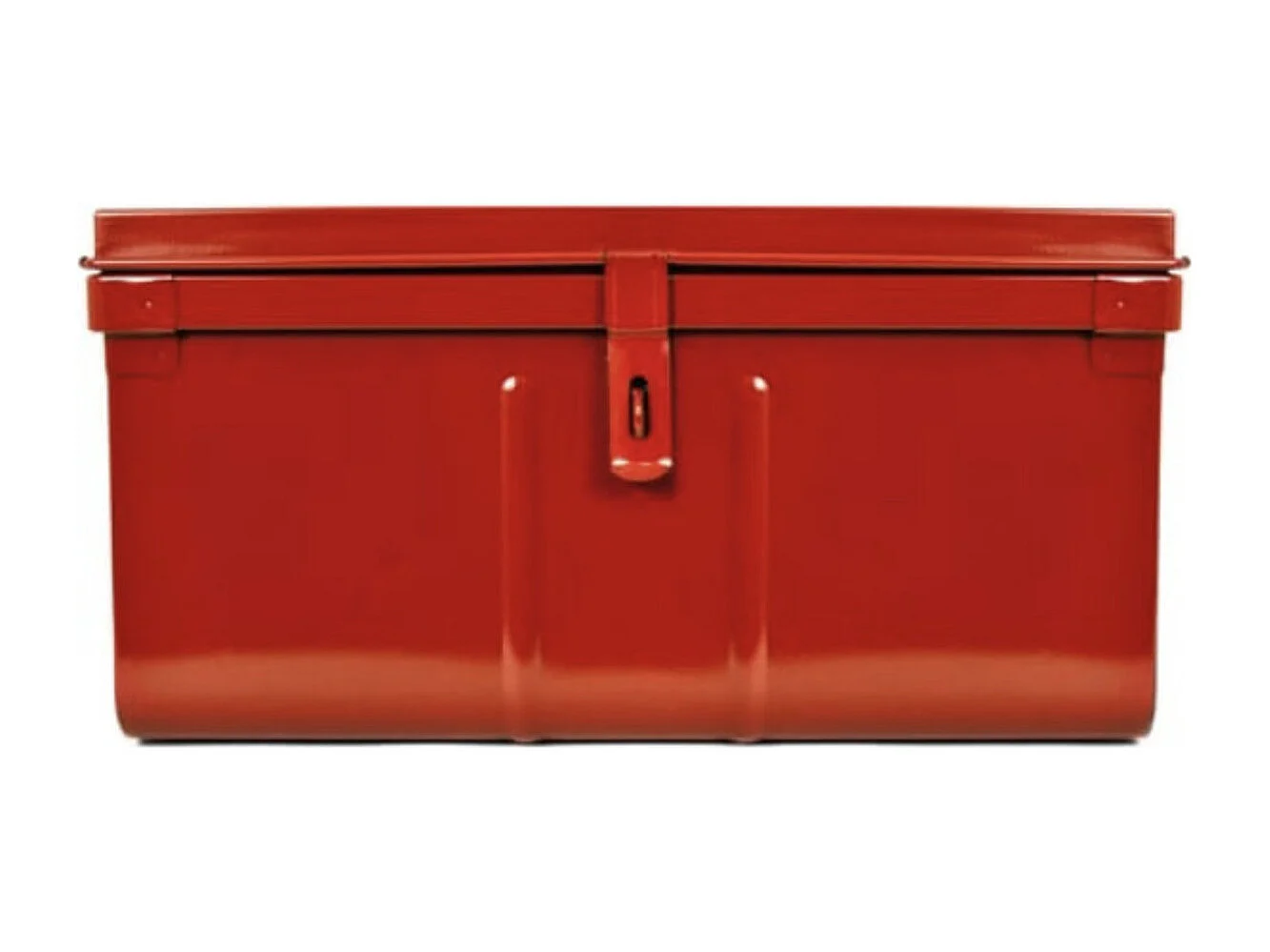 Malle de rangement en métal Habitat L52xH27,5xP37 - Capacité 45 litres-Noir