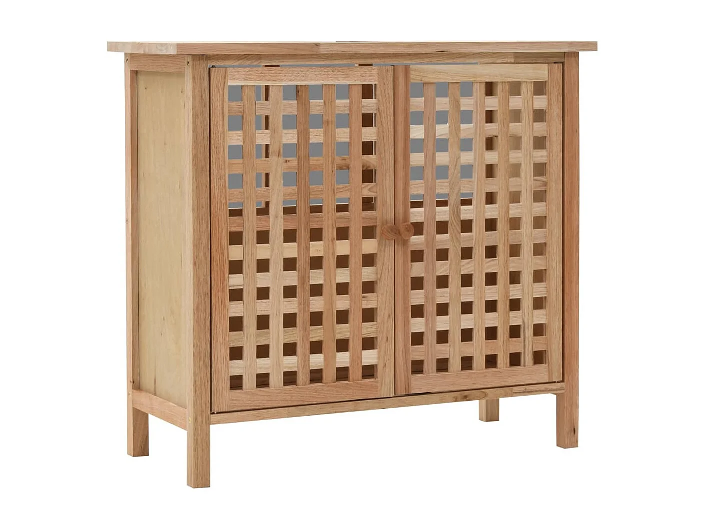 Armoire pour lavabo Bois de noyer massif 66 x 29x61