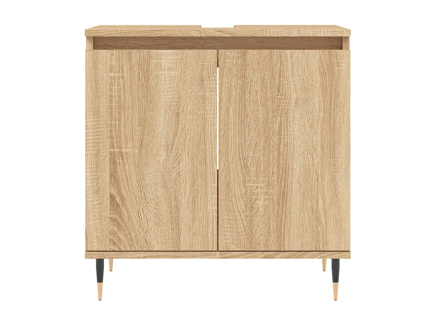 Armoire de bain chêne sonoma 58x33x60 bois d'ingénierie