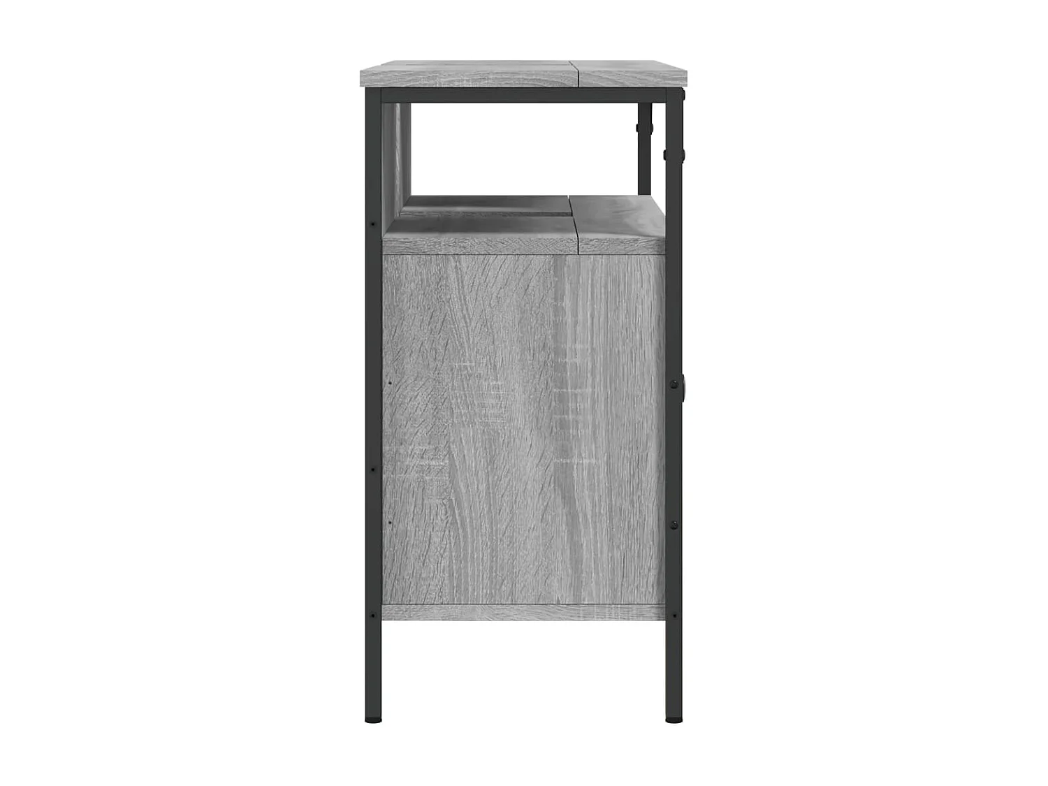Armoire lavabo de salle de bain sonoma gris 60x30x60