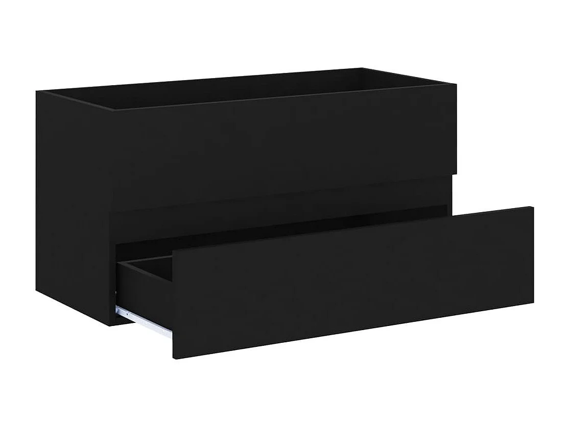 Meuble ou vasque de salle de bain Noir 90x38,5x45