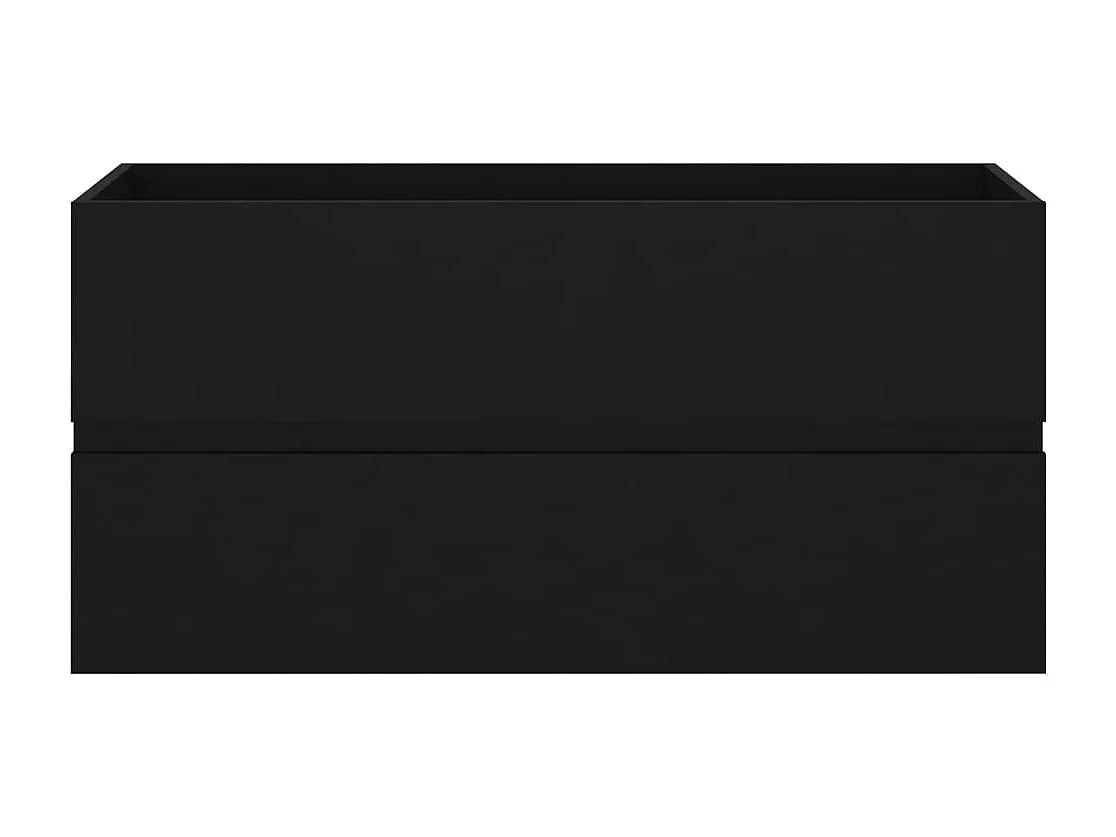 Meuble ou vasque de salle de bain Noir 90x38,5x45