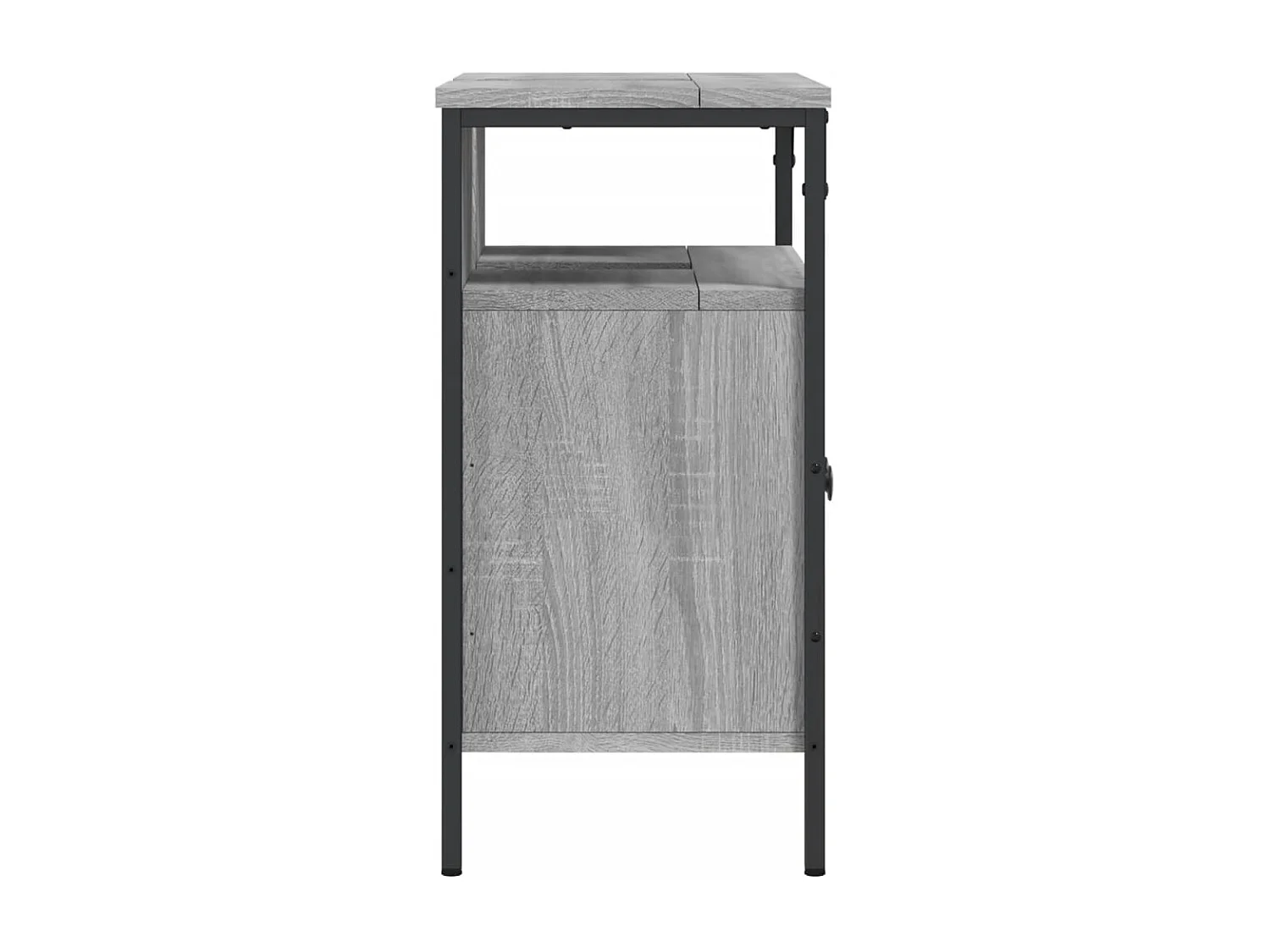 Armoire lavabo de salle de bain sonoma gris 60x30x60