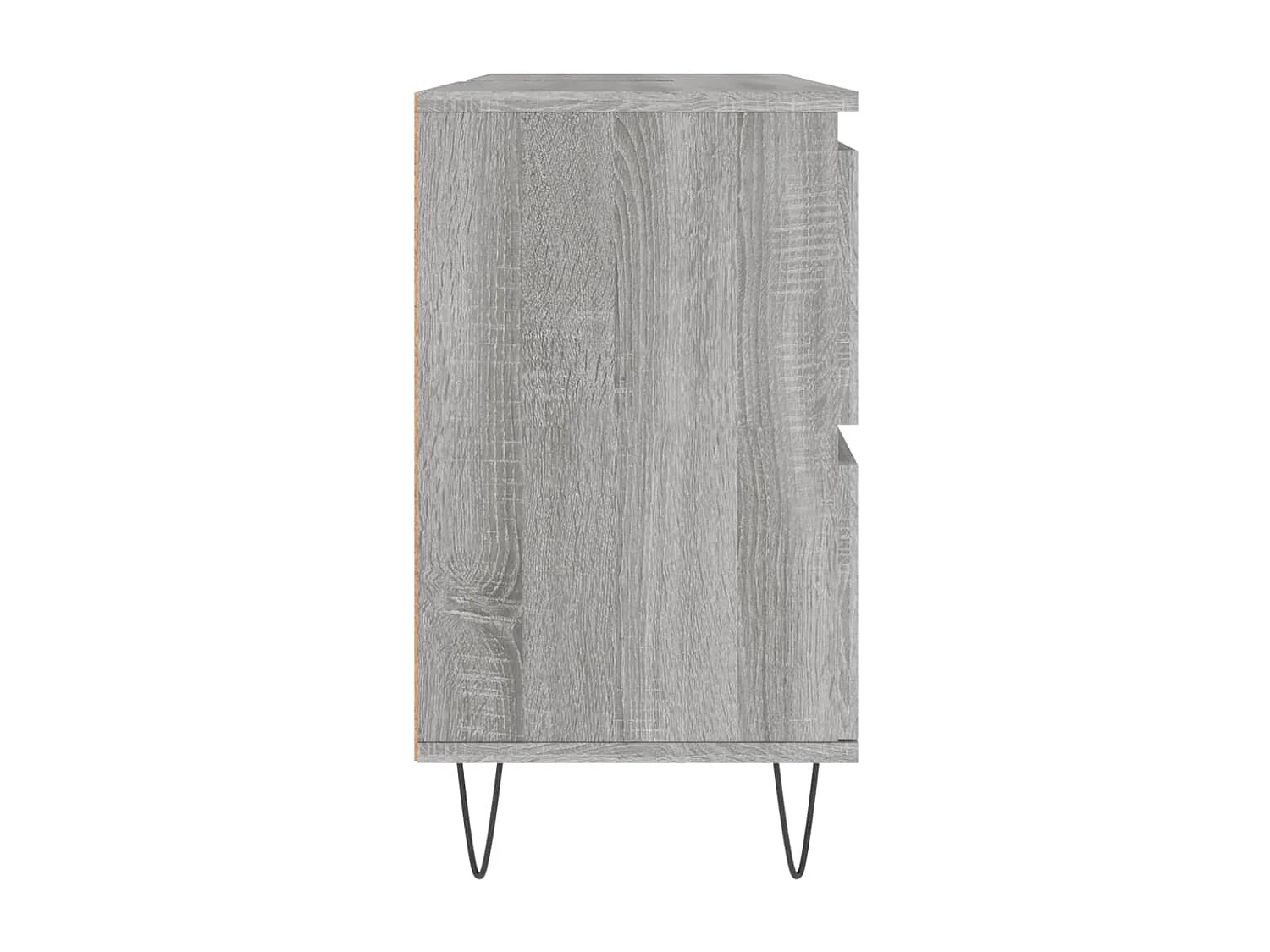 Armoire salle de bain sonoma gris 80x33x60 bois d'ingénierie