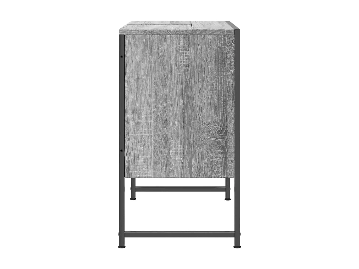 Armoire lavabo de salle de bain sonoma gris 60x33x60