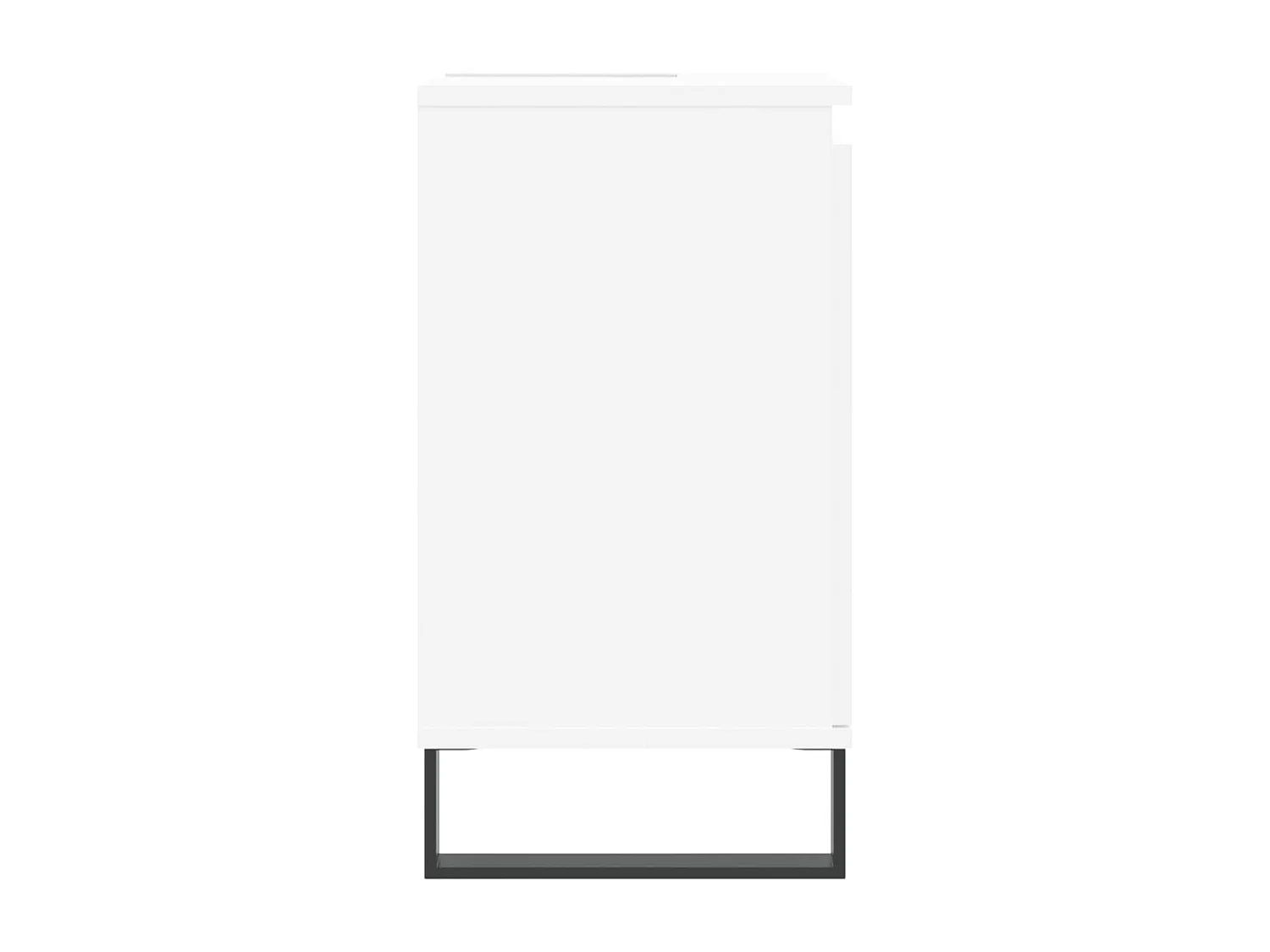 Armoire de salle de bain blanc 58x33x60 bois d'ingénierie