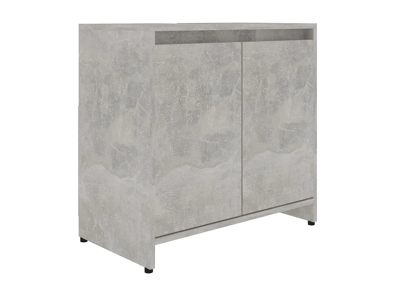 Meuble vasque Gris béton 60x33x58