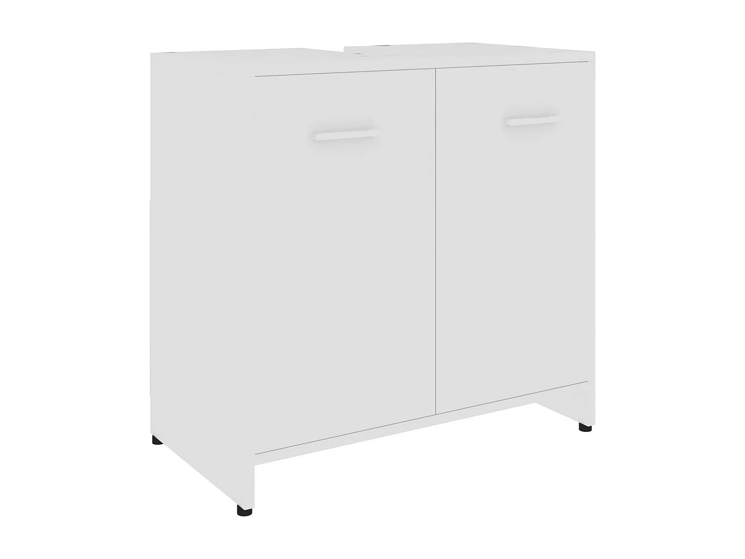 Meuble vasque Blanc 60x33x58 2